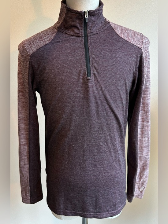 Champion Other - Kids Champion Long Sleeve Half-Zip Top in Heather Plum and Mauve | SIZE KIDS M